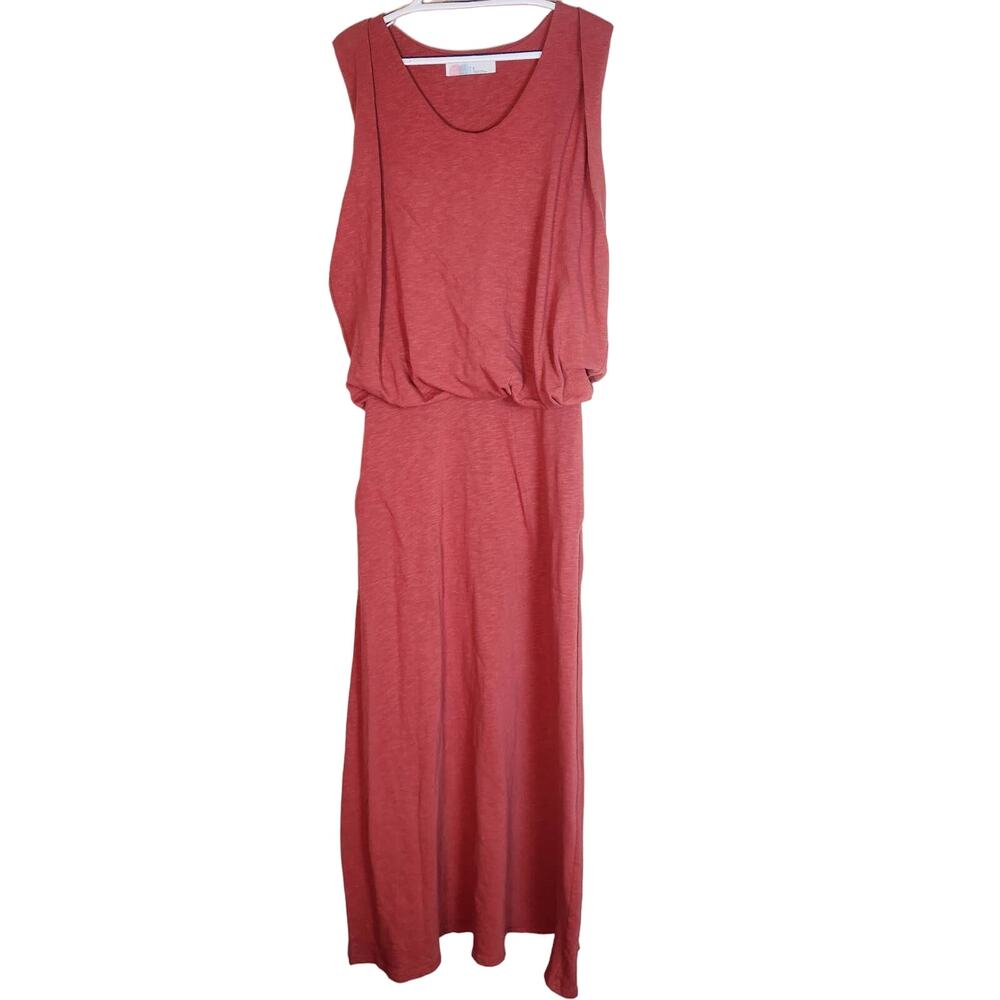 FP Beach by Free People Sleeveless Maxi Dress Oversized with Pockets, Large